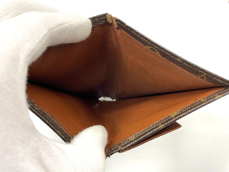 Louis Vuitton Monogram Portobier Identity Bifold Wallet Billfold Card Case Pass