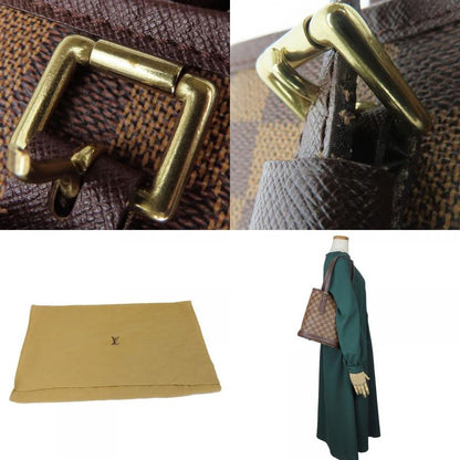 Louis Vuitton Tote Bag Marais N42240 Damier Brown Gold Hardware With Pouch