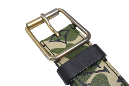 Louis Vuitton Belt Ceinture Monogram Moflage Takashi Murakami Gold — view 4