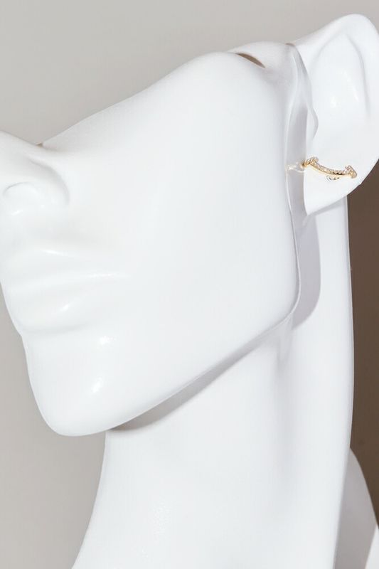 Tiffany & Co Earrings 18K Yellow Gold Diamond 006ct T-smile Earrings