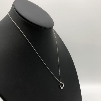 Tiffany & Co Tiffany & Co Necklace 44cm (1732in) Open Heart Platinum 950 Ladies