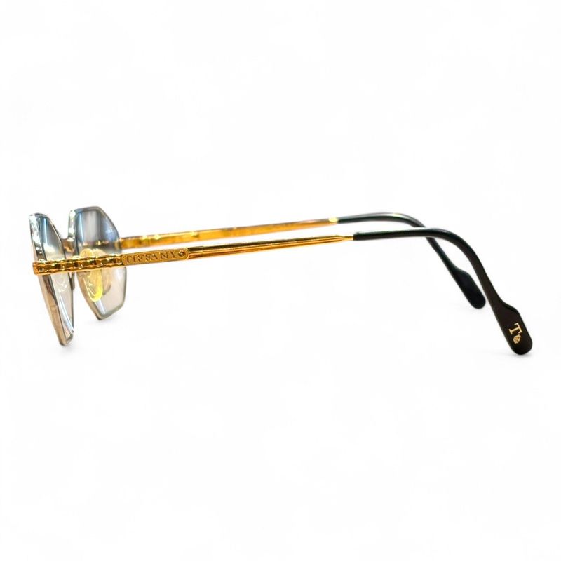 Tiffany & Co (tiffany & Co) T388 23K Sunglasses Unisex Gold 52□20