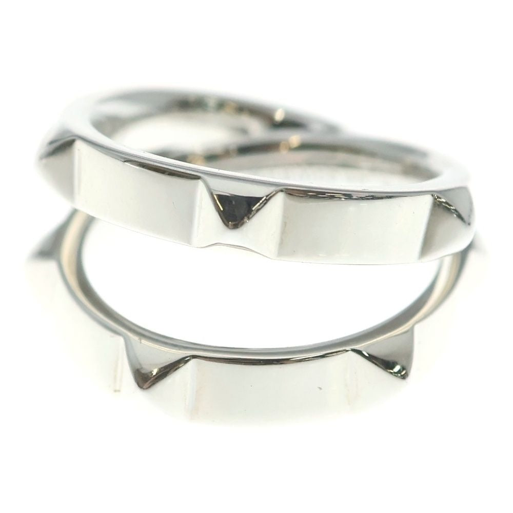 Hermes Minicle Double Ring 55 Silver