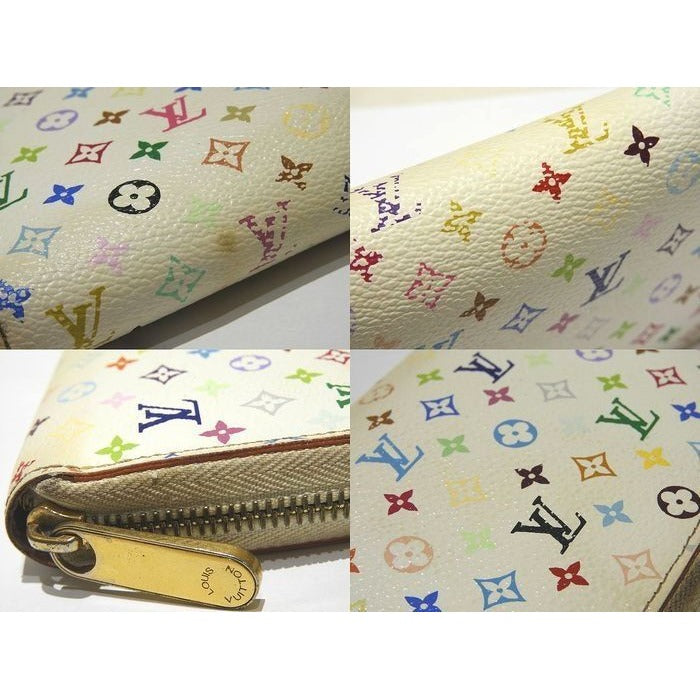 Louis Vuitton Zippy Wallet Long Multicolor Bron Rich Pink — view 2