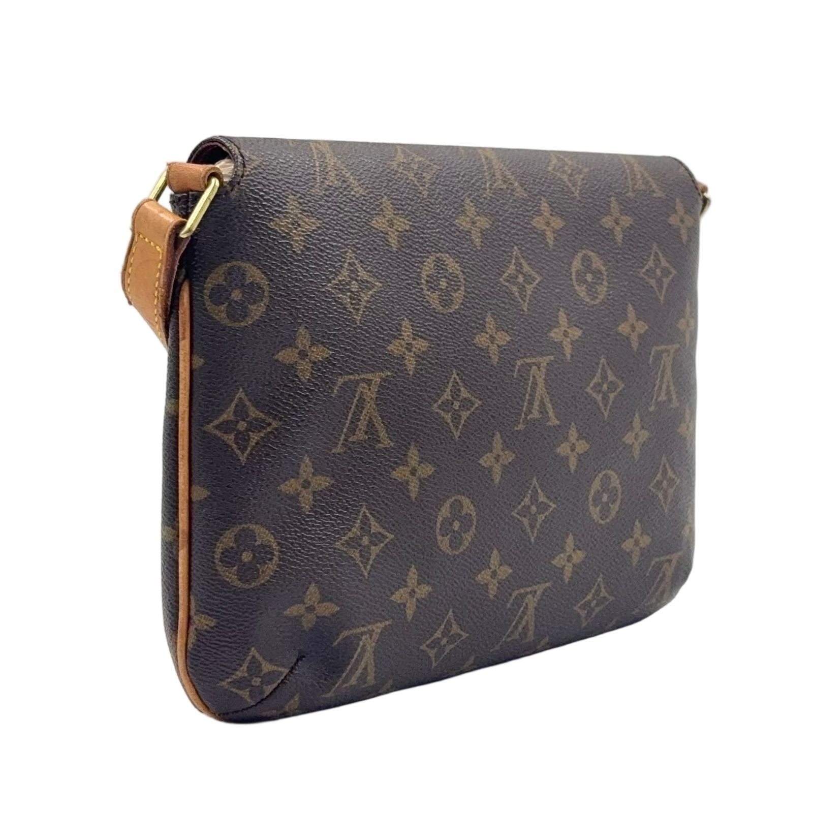 Louis Vuitton Limited Musette Tango Short Strap Monogram Leather Brown Shoulder — view 2
