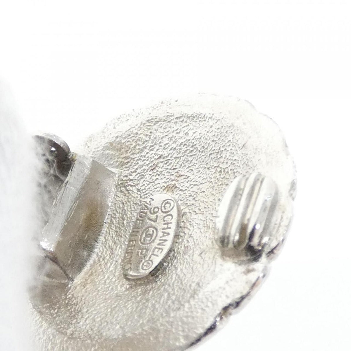 Chanel Vintage Earrings Silver — view 5