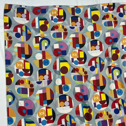 Chanel Extra Large Scarf Multicolor CC Logo — view 3