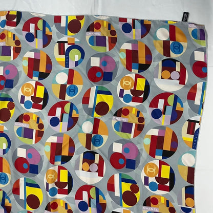 Chanel Extra Large Scarf Multicolor CC Logo — view 6