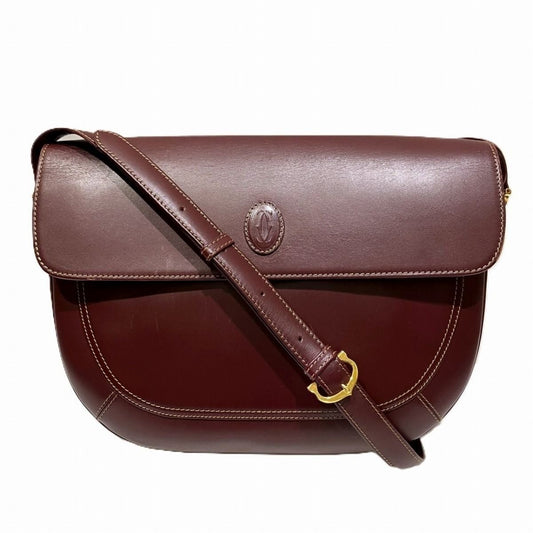 Cartier Must Shoulder Bag Leather