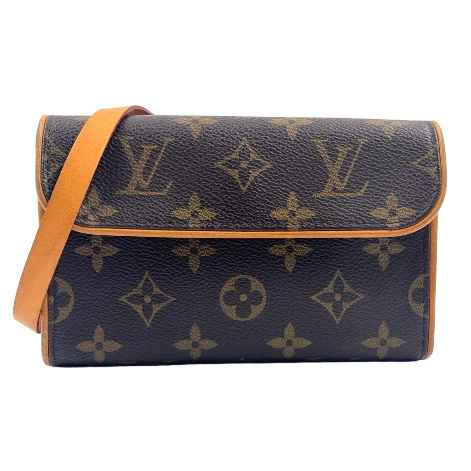 Louis Vuitton New Arrivals Pochette Twin PM Monogram XS Leather Brown Shoulder