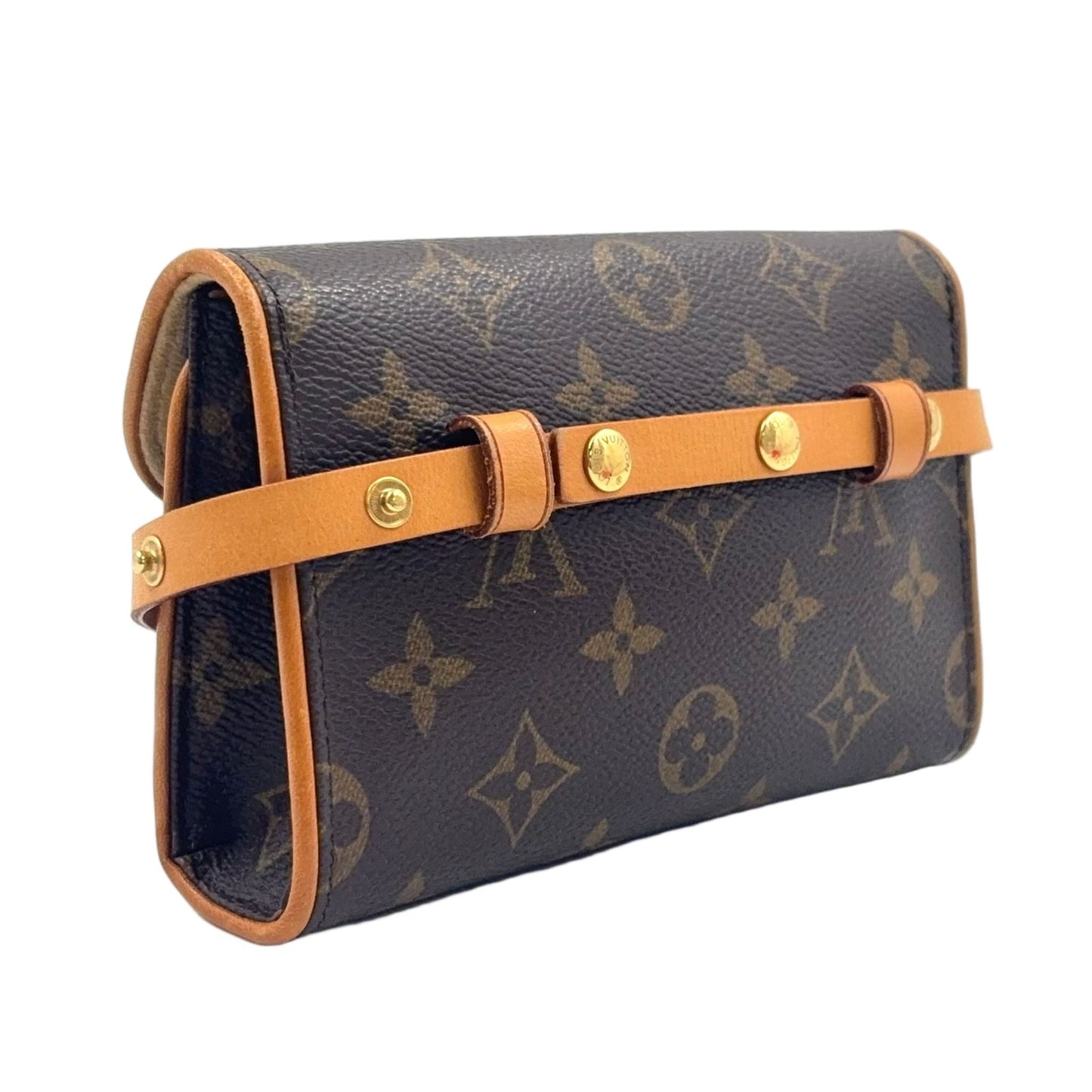 Louis Vuitton New Arrivals Pochette Twin PM Monogram XS Leather Brown Shoulder — view 2