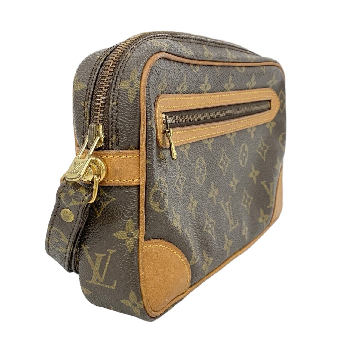 Louis Vuitton Clutch Monogram Marly Dragonne GM Brown — view 2
