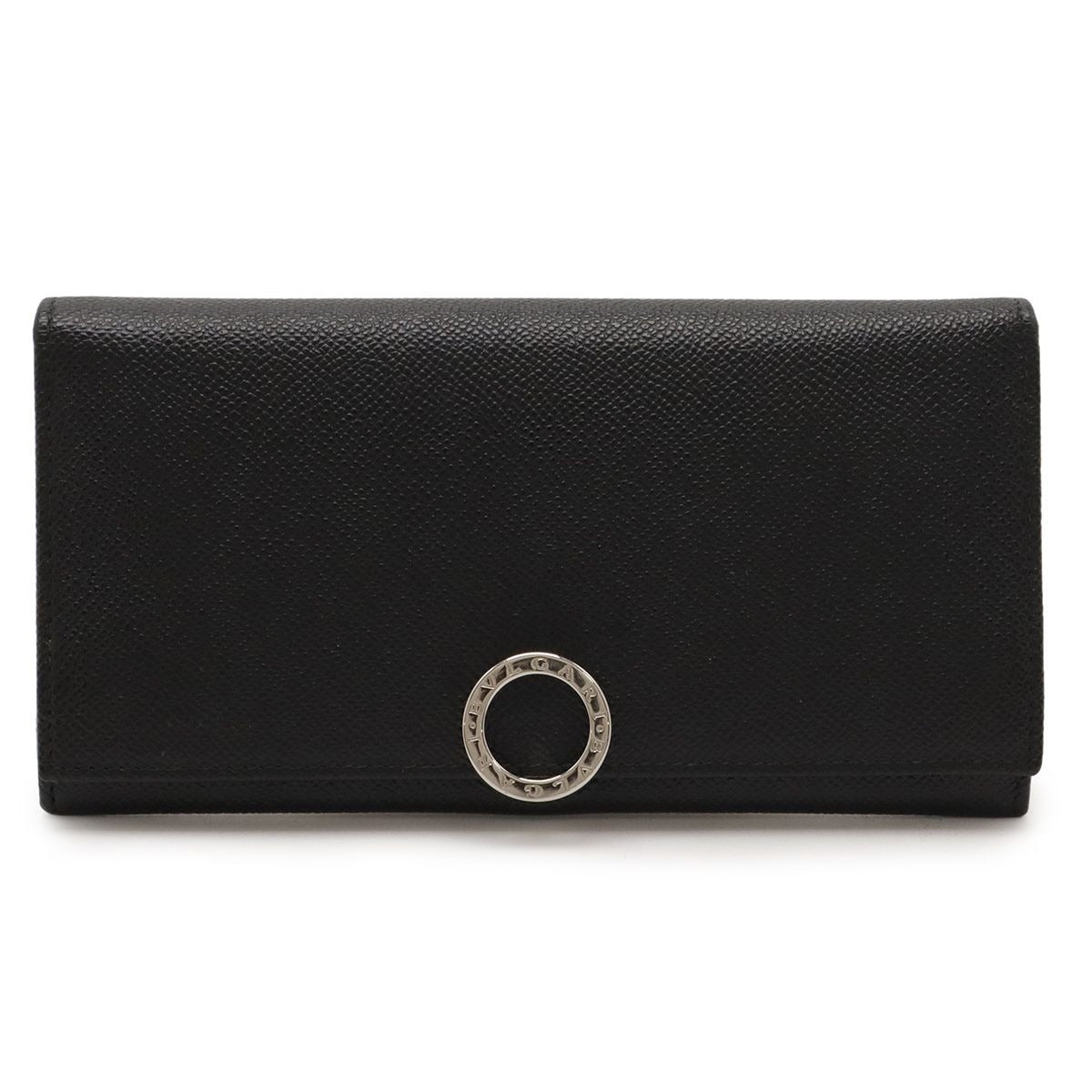 Bvlgari Logo Clip Bifold Wallet Grain