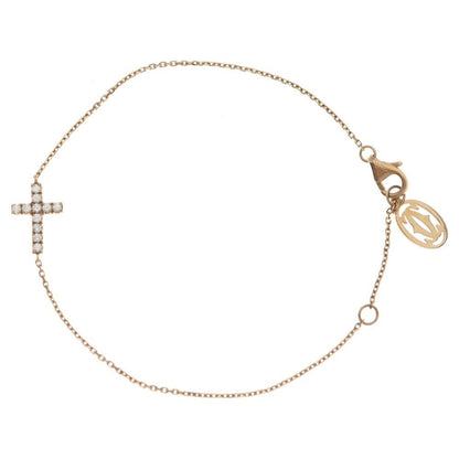 Cartier Symbol Diamond Bracelet Pink Gold