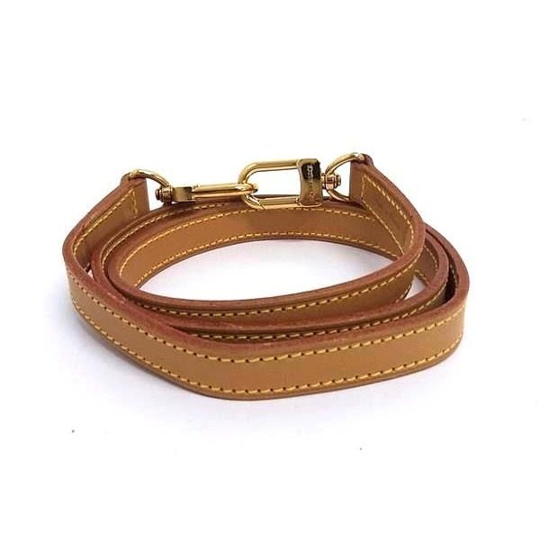 Louis Vuitton Bag Shoulder Strap Brown — view 2