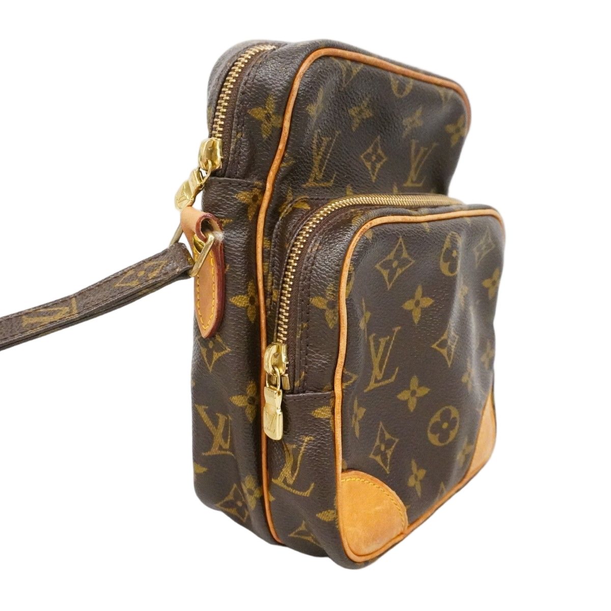 Louis Vuitton Shoulder Bag Monogram Amazon Brown — view 2