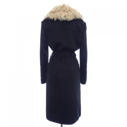 Louis Vuitton Shirring Color Belted Coat — view 2