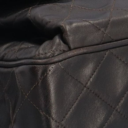 Chanel Flap Matelasse Shoulder Bag Leather Black Women Chanel