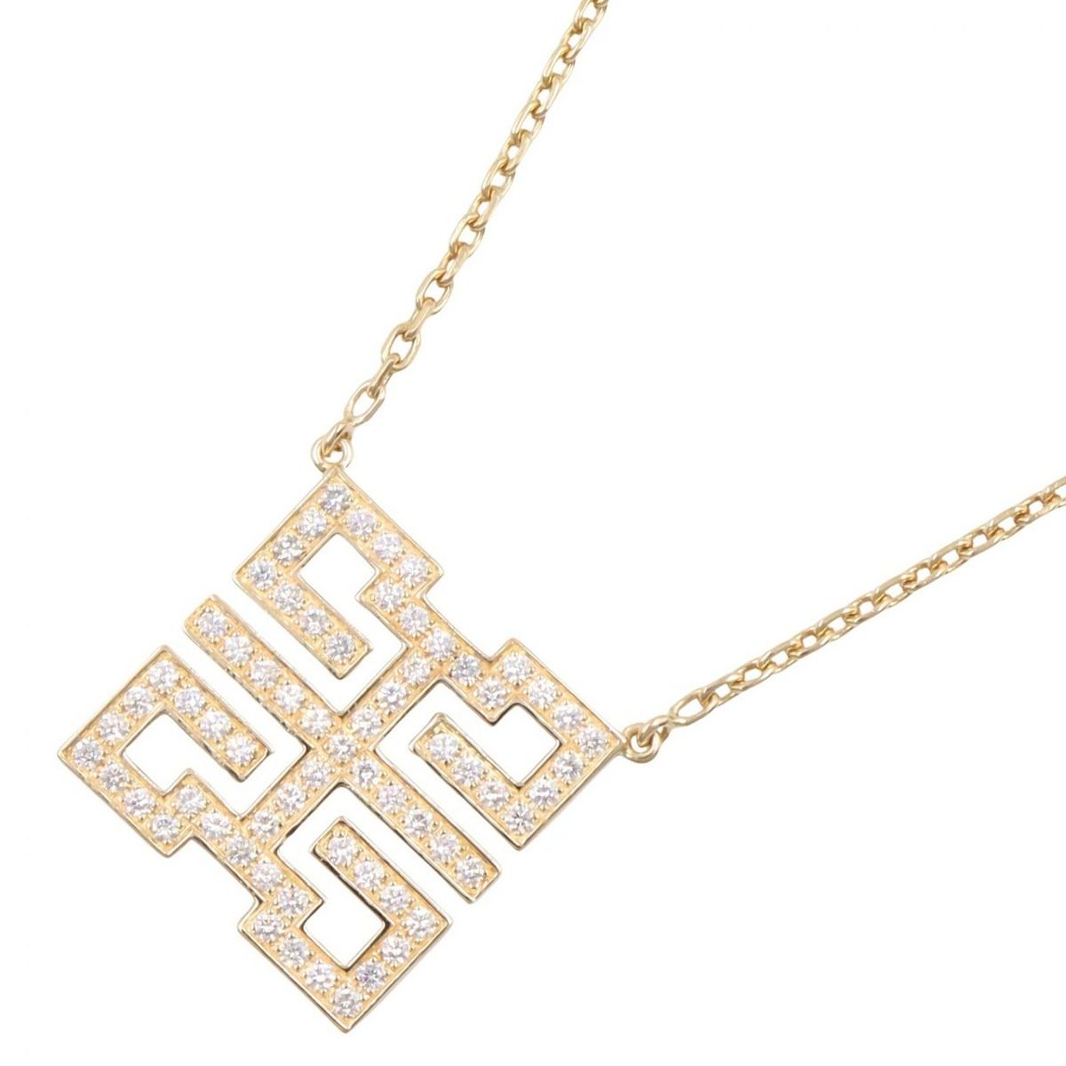 Cartier Necklace Dragon Mini Wish Knot Diamond 41 cm 18k