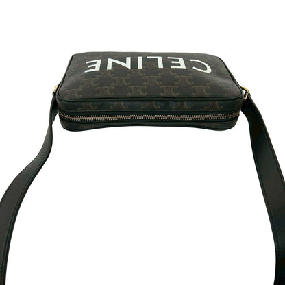 Celine Triomphe Messenger Leather Shoulder Bag — view 4