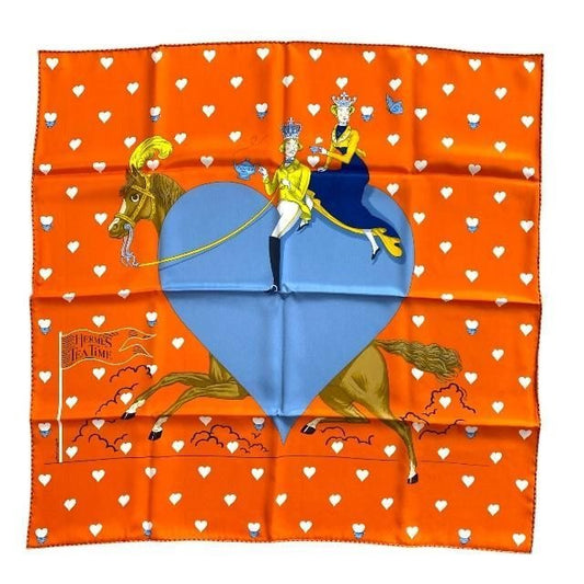 Hermes Scarf Carre 70 tea Time Accessories Silk