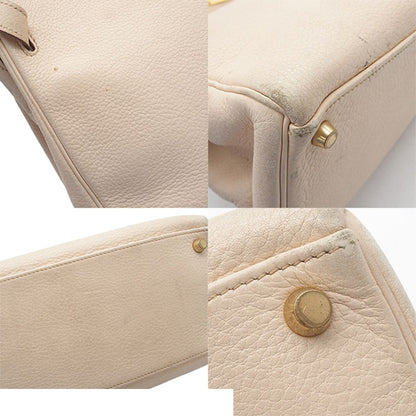 Hermes Kelly 32 Beige Gold Togo Retourne 2-Way Shoulder Bag — view 6