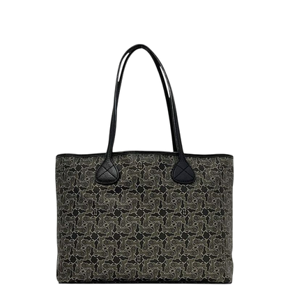 Celine Tote Bag Sulky Tote Gray Black Light PVC Leather