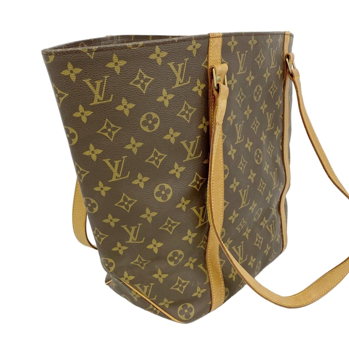 Louis Vuitton Shoulder Bag Monogram Sac Shopping Brown — view 2