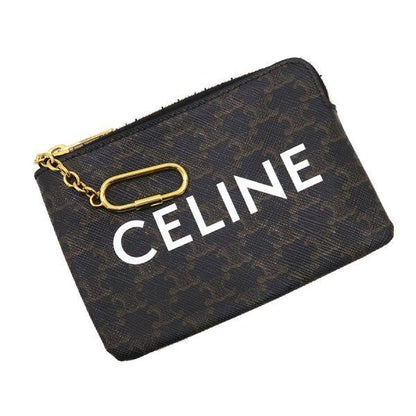 Celine Coin Purse Printed Triomphe Canvas 10 C662 Ca238 no