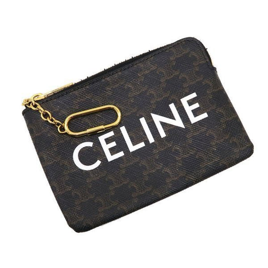 Celine Coin Purse Printed Triomphe Canvas 10 C662 Ca238 no