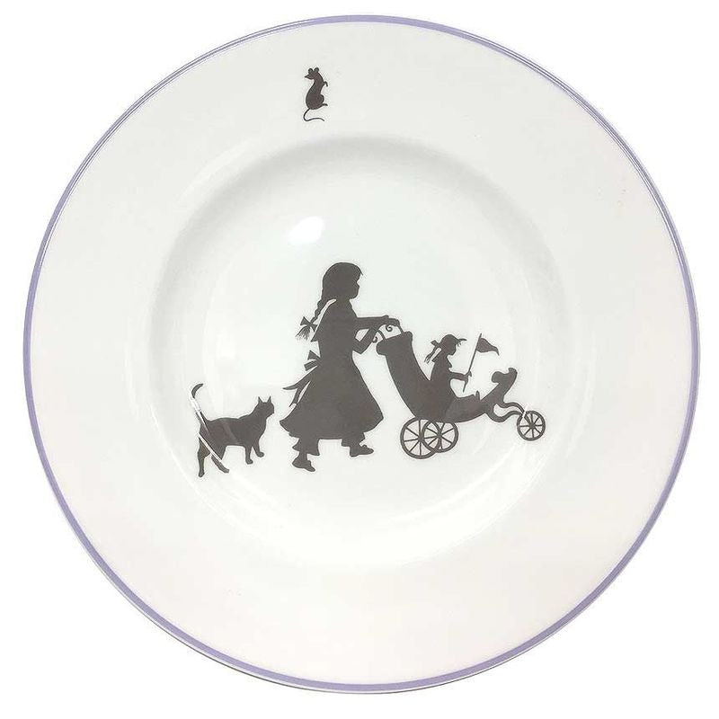 Hermes Silhouettes Silhouette Dessert Plate 20 cm Tableware