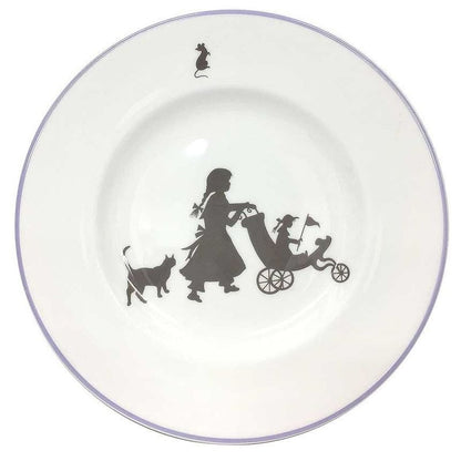 Hermes Silhouettes Silhouette Dessert Plate 20 cm Tableware