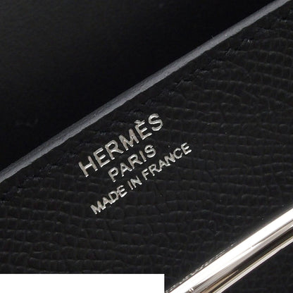 Hermes Della Cavalleria Elan Black Silver Epsom Shoulder Bag — view 6