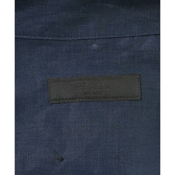 Prada Casual Shirt Linen Blue — view 3
