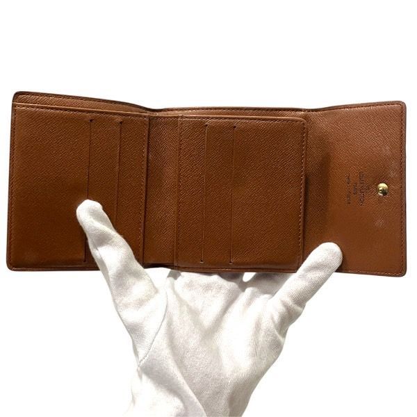 Louis Vuitton Monogram Porte Monet Bier Carte Cles Di M61652 Trifold Wallet