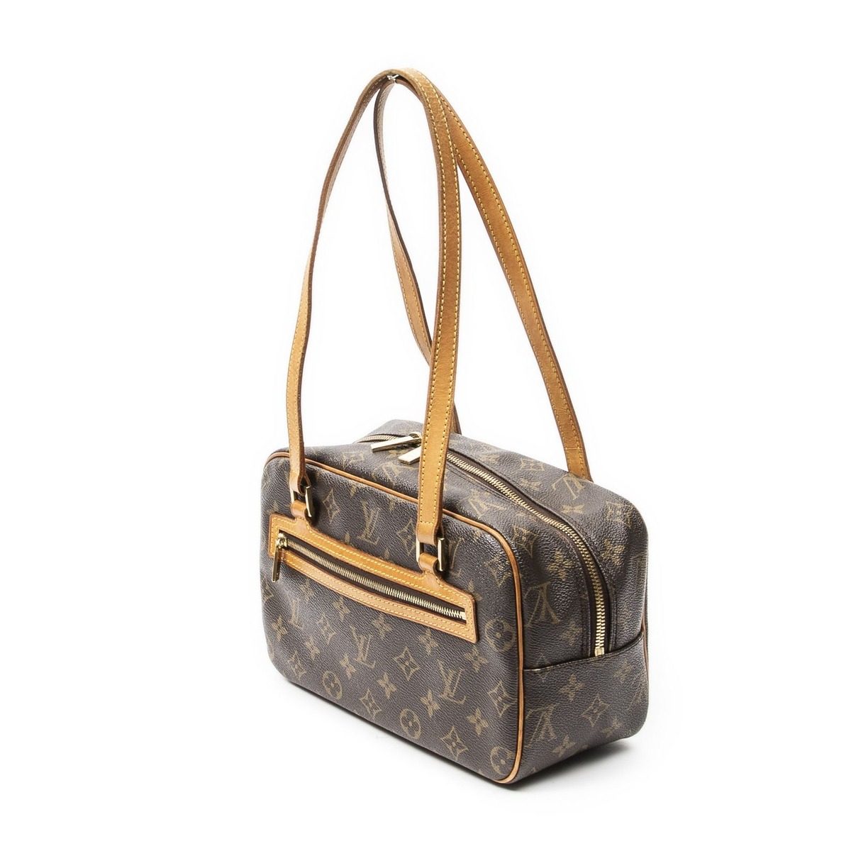 Louis Vuitton Cite Brown Monogram Canvas Messenger Bag — view 2