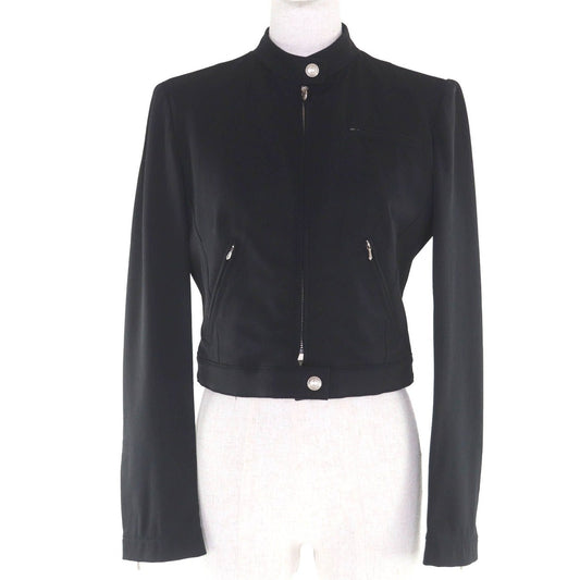 Gucci Era Logo Zip Up Cropped Nylon Jacket