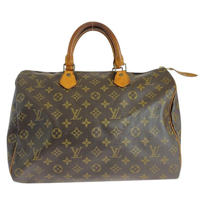 Louis Vuitton Monogram Speedy -35 Brown PVC M41524 Handbag Boston Bag Ladies