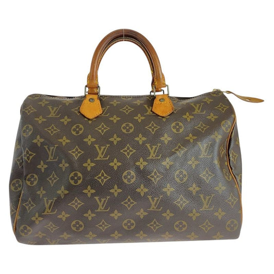Louis Vuitton Monogram Speedy -35 Brown PVC M41524 Handbag Boston Bag Ladies