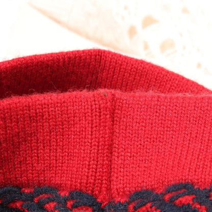 Chanel Knit CC Logo Button Bicolor Cashmere Sweater — view 6