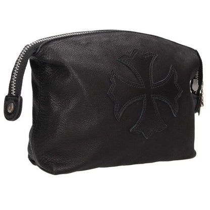 Chrome Hearts CH Plus Patch Leather Pouch