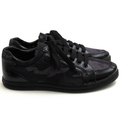 Prada Shoes Sneakers Low Cut Women Nylon Leather — view 2