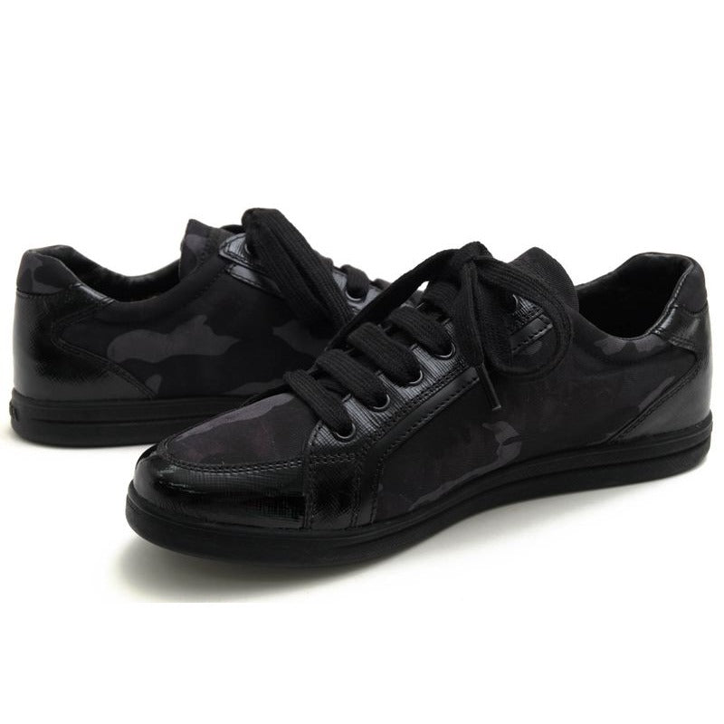 Prada Shoes Sneakers Low Cut Women Nylon Leather — view 3