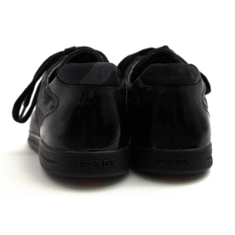 Prada Shoes Sneakers Low Cut Women Nylon Leather — view 4