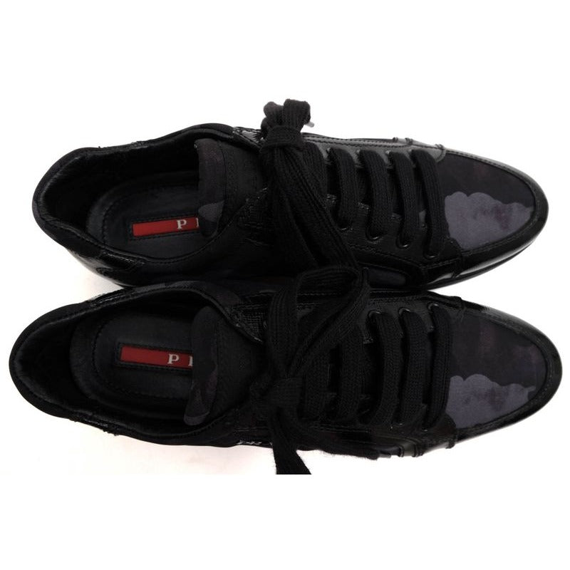 Prada Shoes Sneakers Low Cut Women Nylon Leather — view 5