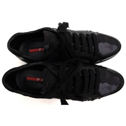 Prada Shoes Sneakers Low Cut Women Nylon Leather — view 5
