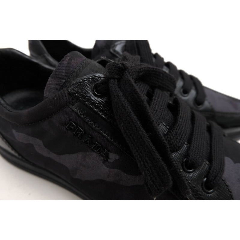 Prada Shoes Sneakers Low Cut Women Nylon Leather — view 6