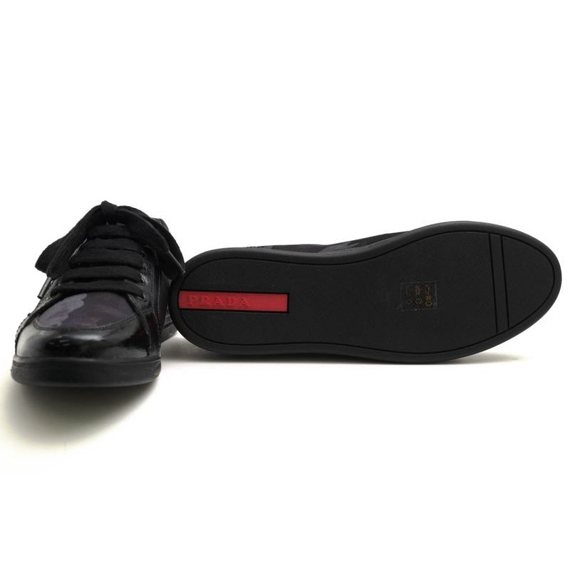 Prada Shoes Sneakers Low Cut Women Nylon Leather — view 7