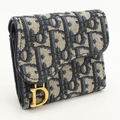 DIOR Lotus Wallet Saddle S5652 CTZQ M928 Bifold Wallet Dior Oblique Cles Deuce