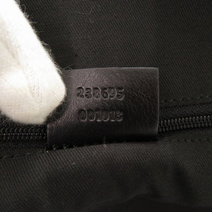 Gucci Horsebit Pattern 238695 Canvas/leather Black Tote Bag Black 0892 Gucci